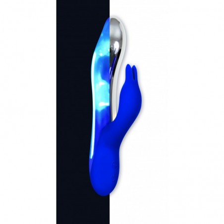 Vibromasseur & Stimulateur de Clitoris lumineux - Rabbit Bunny 20cm - EVOLVED