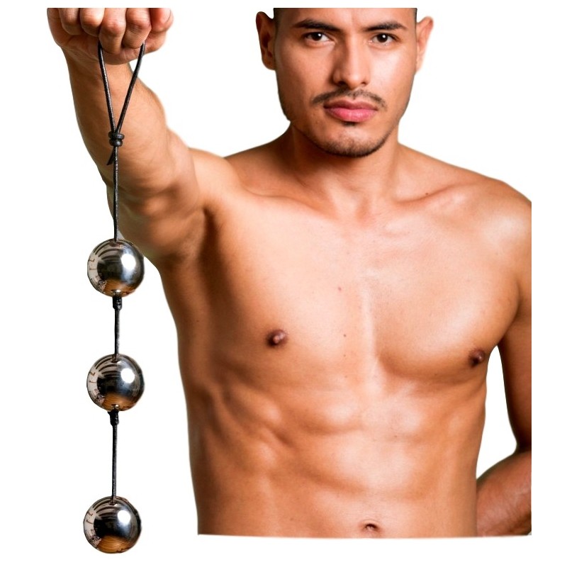 Boules anales en métal 4cm