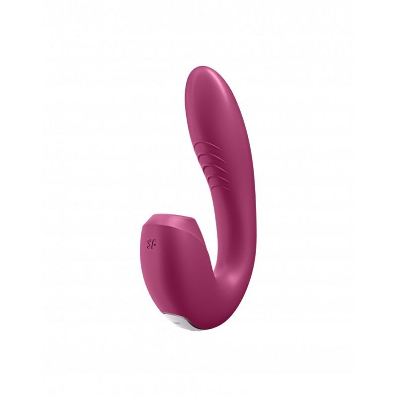 Satisfyer - Sunray - Vibromasseur Air Pulse + Point G - Berry