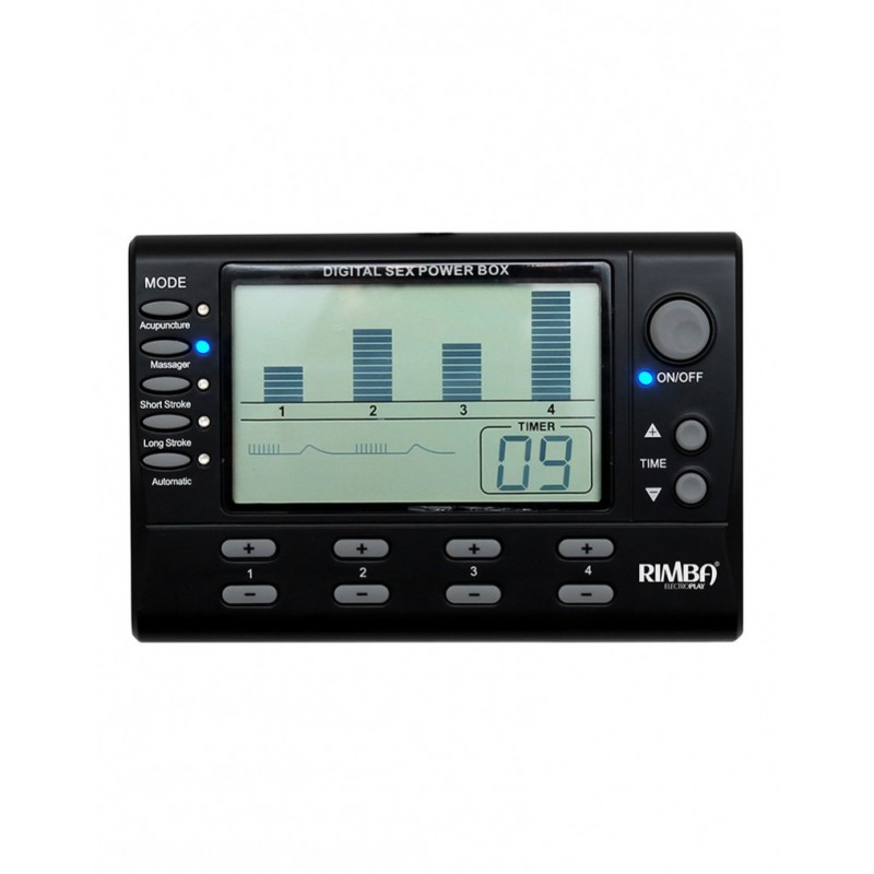 Rimba Electro Play - Coffret Electro Sex Power Box avec écran LCD