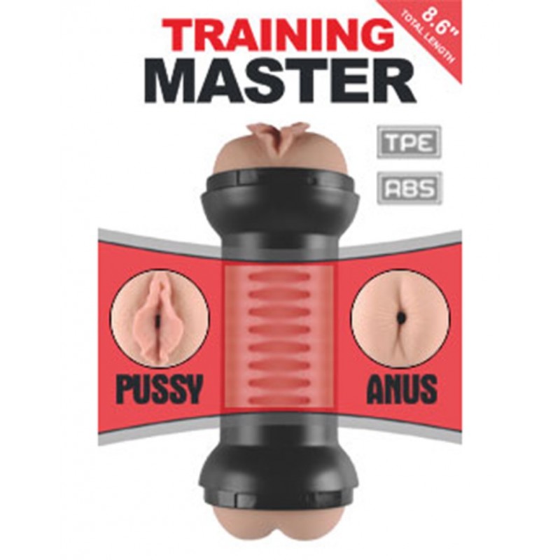 Training Master Double Side Stroker-Pussy and Anus