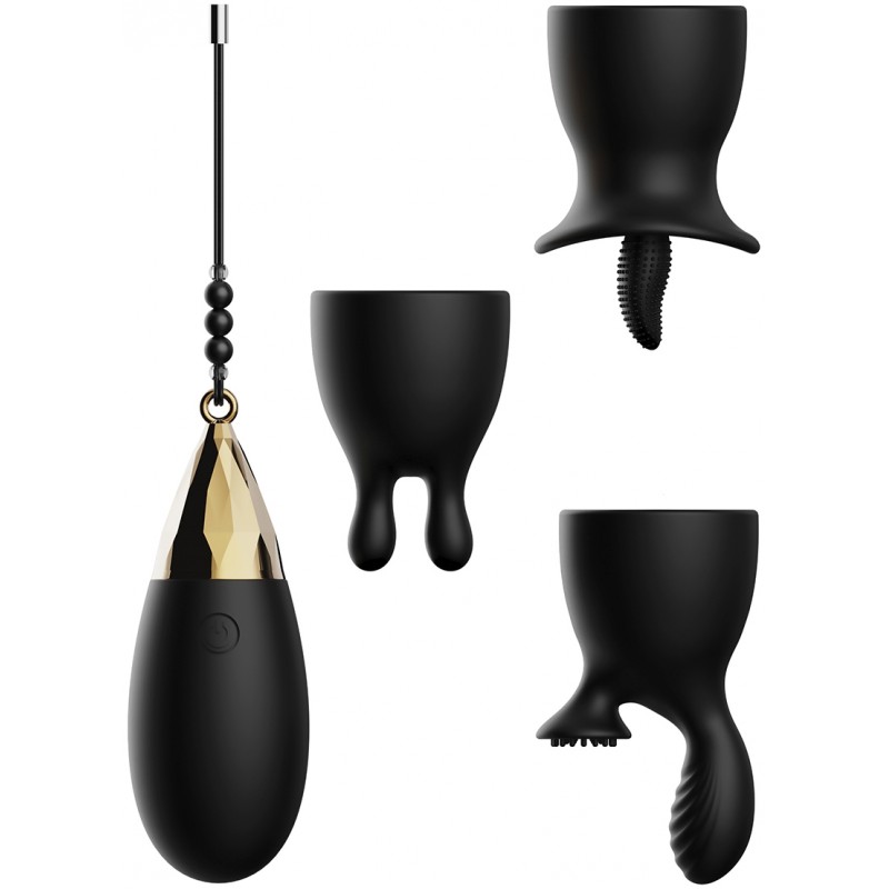 Stimulateur de clitoris Egg-Citement 3 étuis Silicone