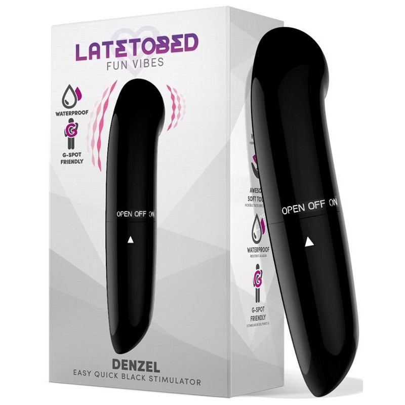 Stimulateur de clitoris Denzel 13 x 2.8cm Noir