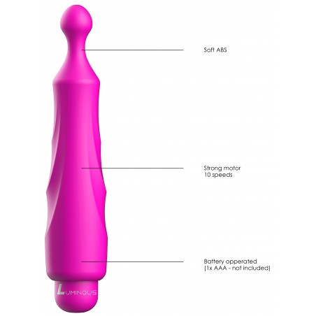 Mini Stimulateur de clitoris Dido 13cm Rose - LUMINOUS
