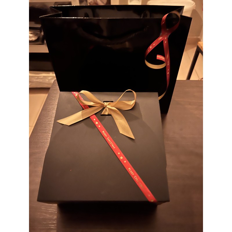 Boîte carré Souple noire, petit format avec sac rigide