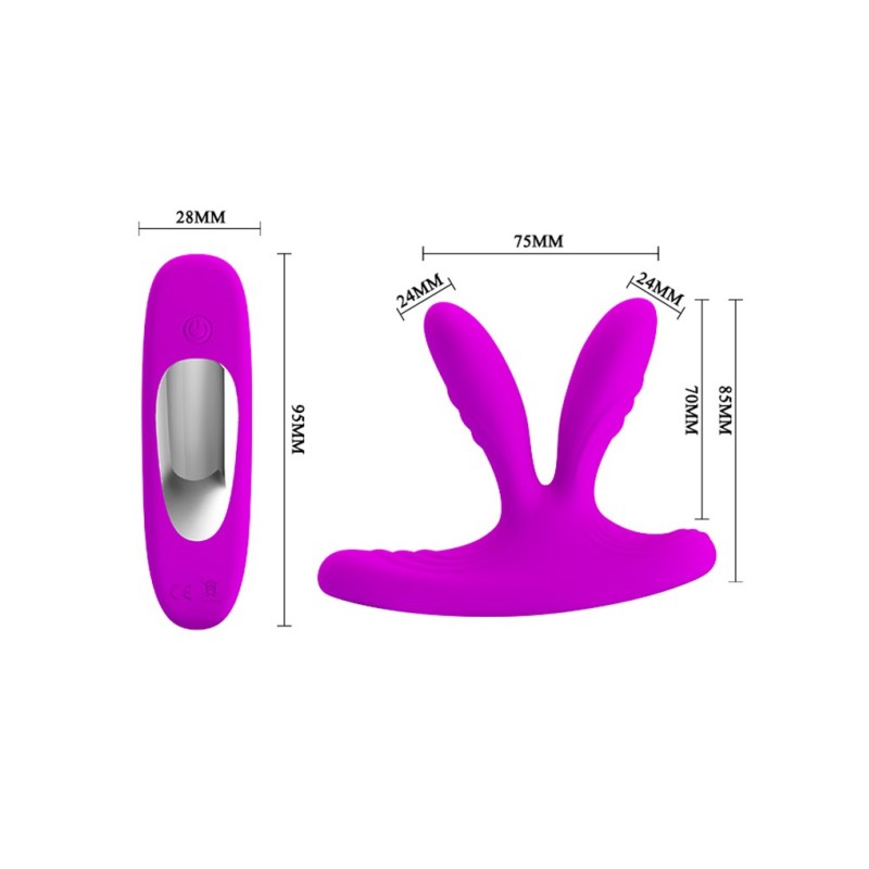 Vibromasseur télécommandé - Magic Fingers - PRETTY LOVE