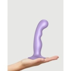 Dildo & Plug P&G - Lilas Métallisé - 16,5 x 4 cm - Strap On Me