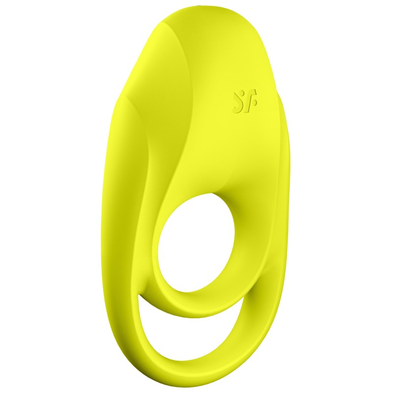 Cockring vibrant - Spectacular Duo Jaune - Satisfyer