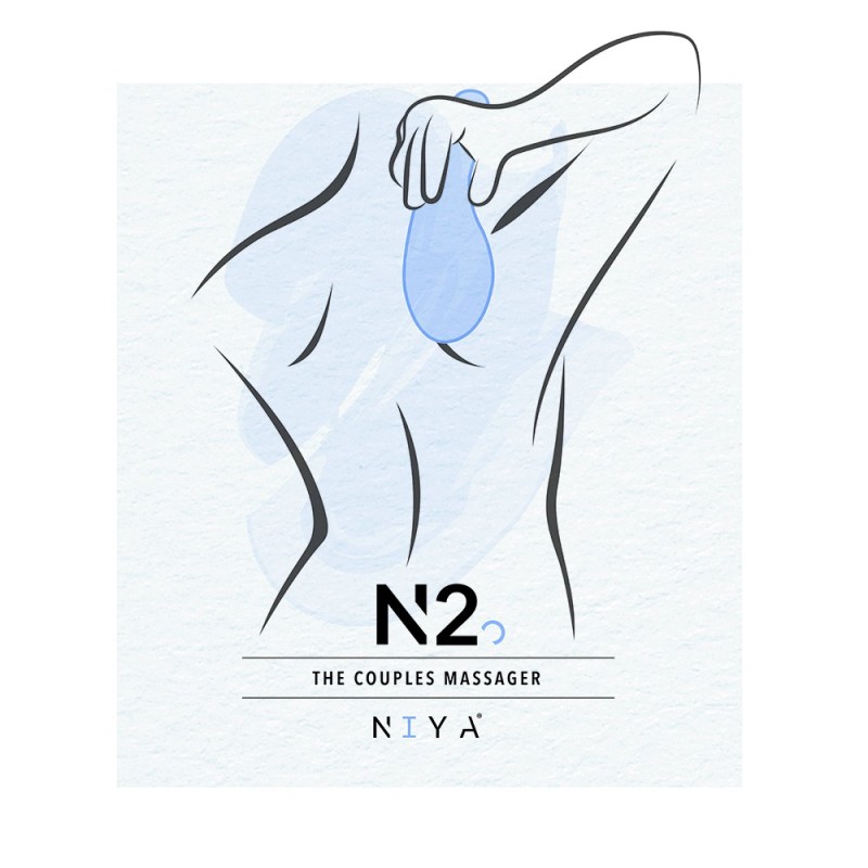 démo Vibromasseur Couple - Bleu Clair - NIYA 2 - NIYA