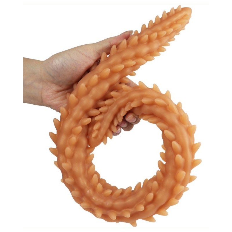 Double gode Scolop M 50 x 4cm Orange - Double Playz