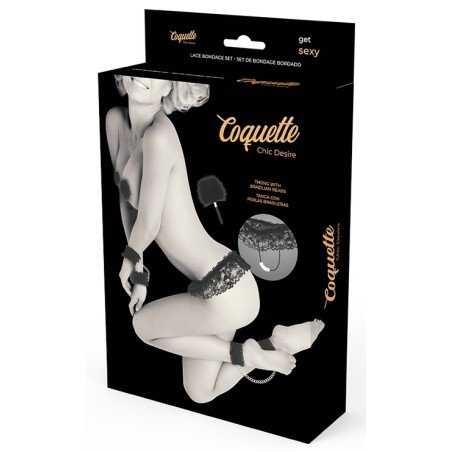 Kit bondage Coquin 5 Pièces - COQUETTE