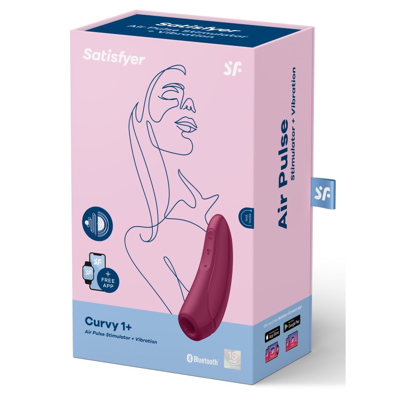 emballage Stimulateur de clitoris CURVY 1+ Rose - SATISFYER
