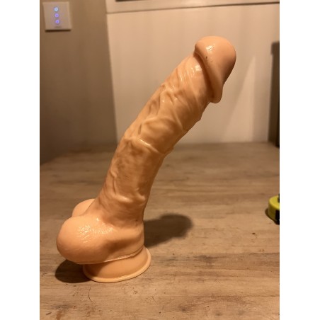 Gode Dildo Ultra Réaliste XXL Uncurvé - Godzilla - 17x5cm - By Créateur de Plaisirs