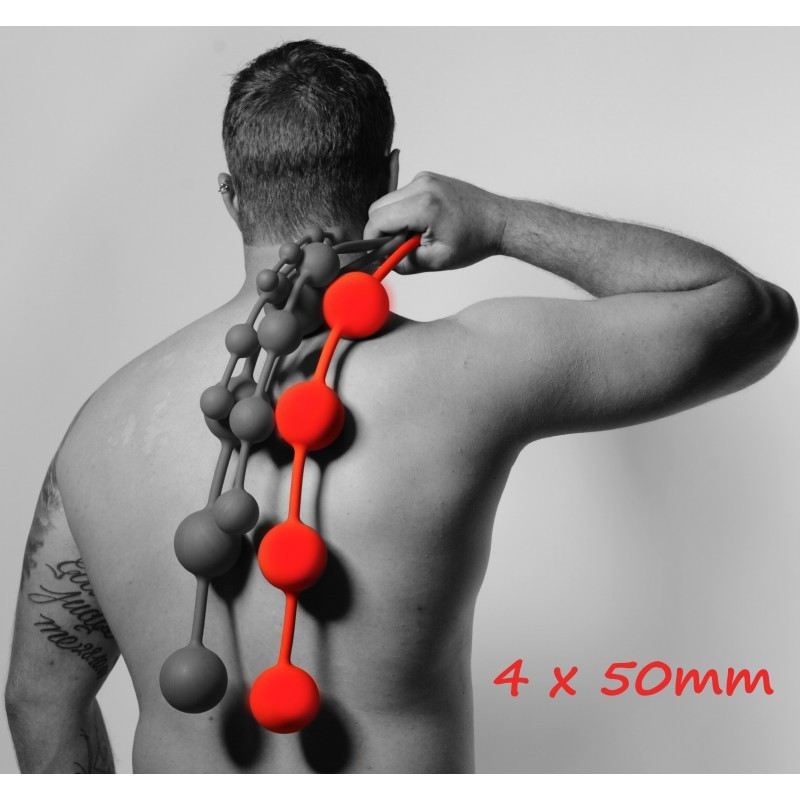 Boules anales Quatuor Rouge 5cm